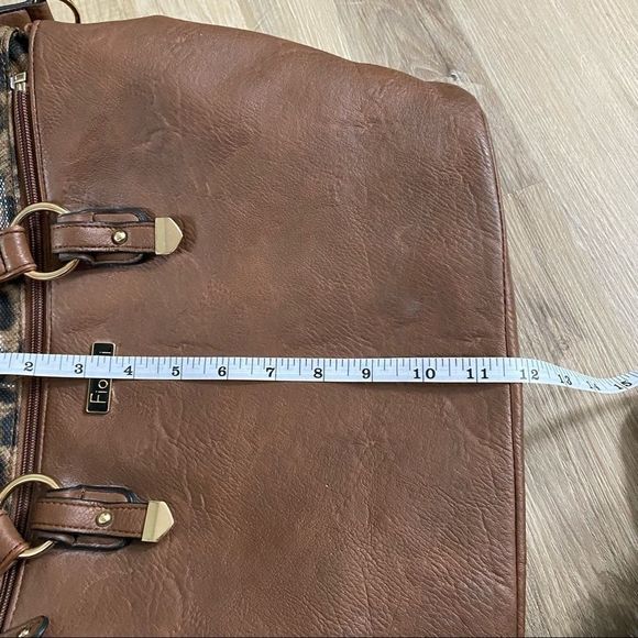 Giorgio Fiorelli brown double trap shoulder bag - Picture 11 of 12